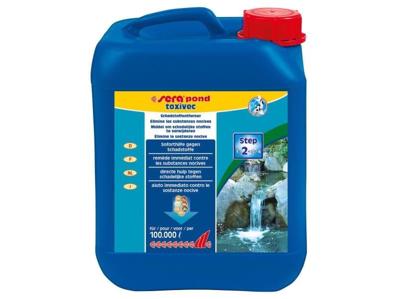 sera Pflegemittel Pond Toxivec 2.5 l Teichpflegemittel gegen Ammoniak und Nitrit
