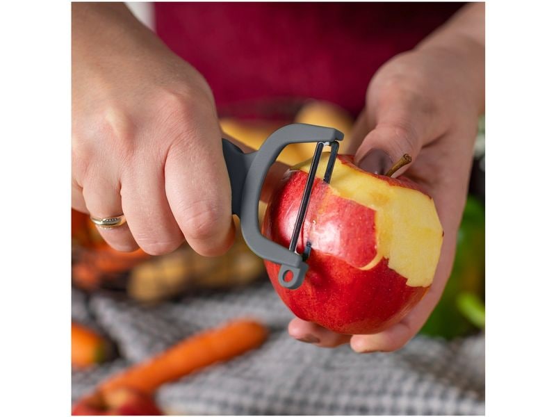 Kuhn Rikon Sparschäler Swiss Peeler Grau Schäler