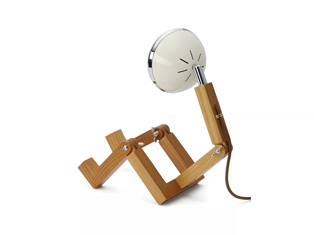 Lampe de table Mini Mr. Wattson Blanc vintage Piffany Copenhagen - Mr. Wattson