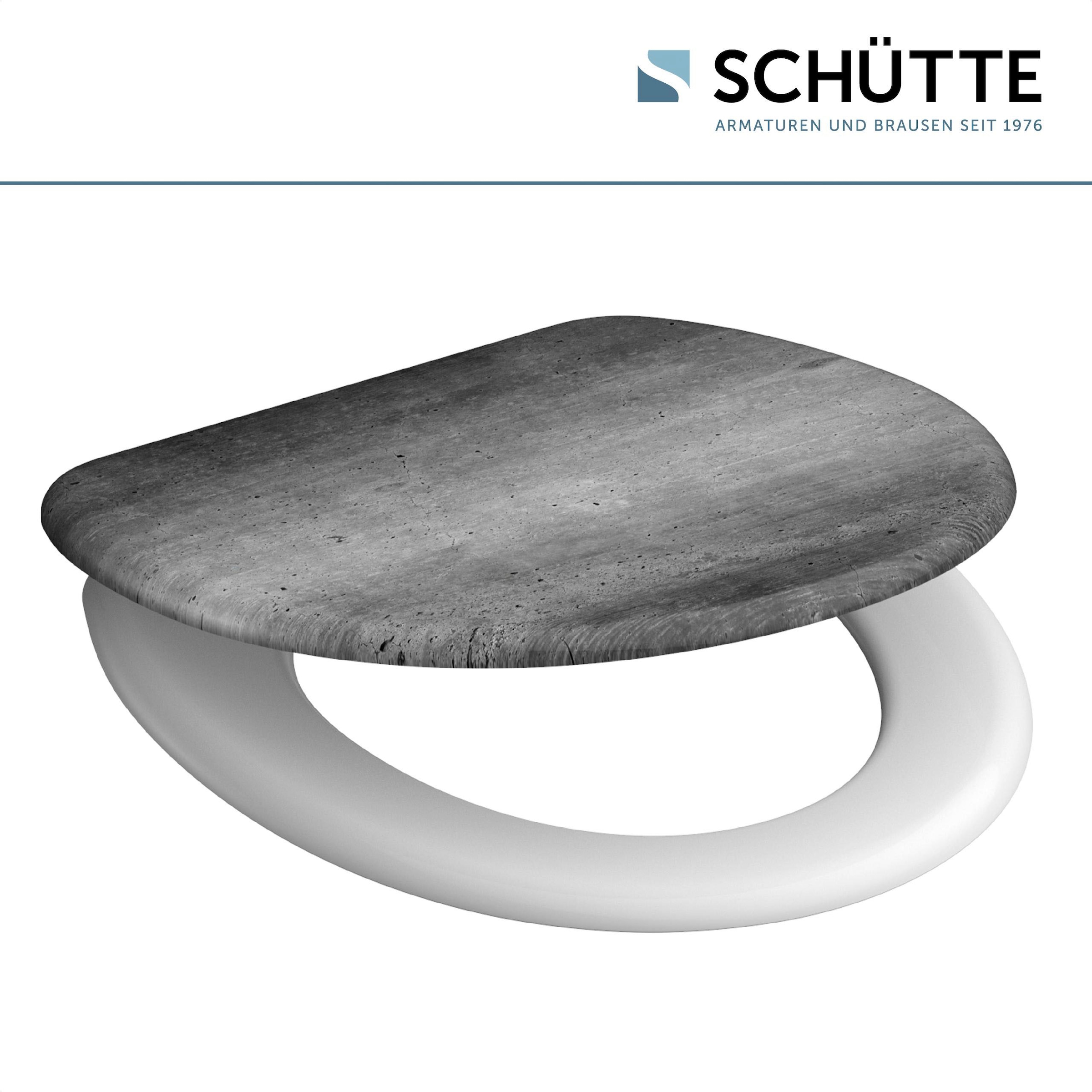 Schütte WC-Sitz »Industrial Grey« Duroplast, mit Absenkautomatik