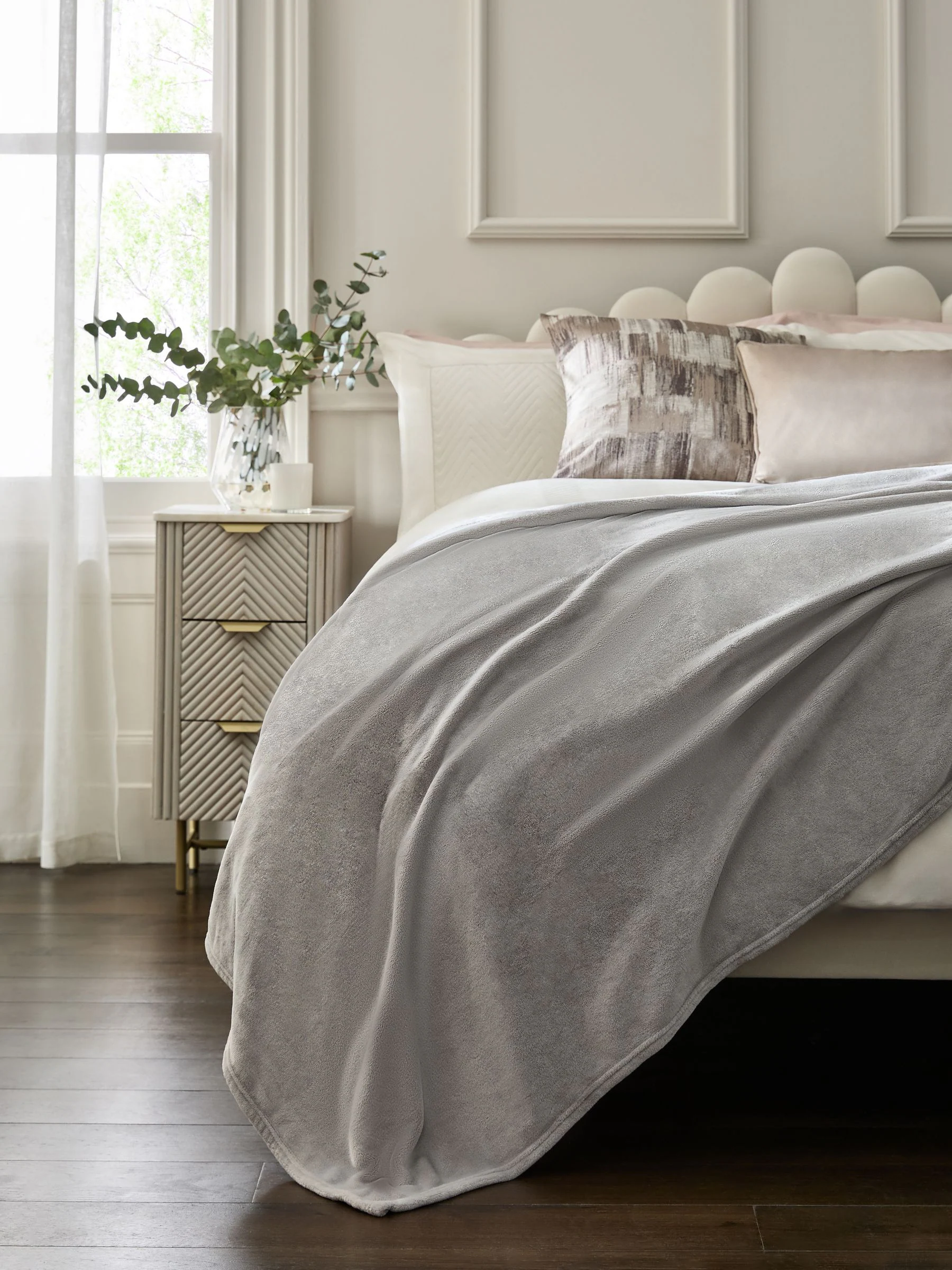 Pluche fleece sprei