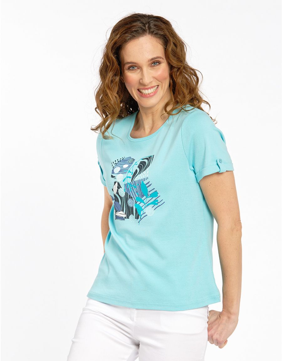 T-shirt menthe coton BIO