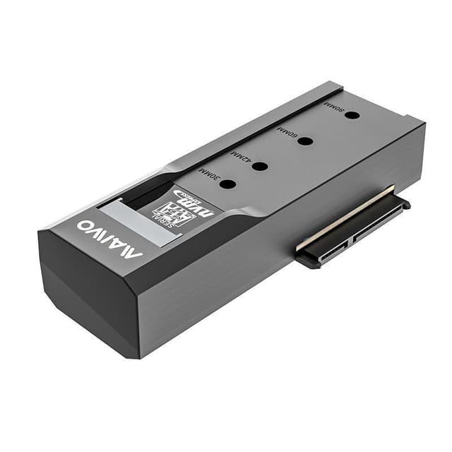 Maiwo USB-C adapter til NVMe/SATA M.2 SSD og 2.5