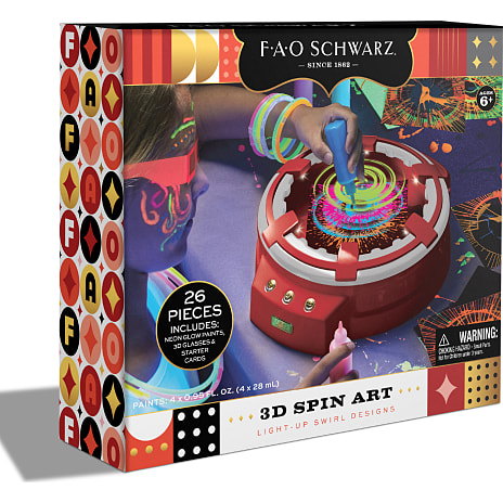 FAO Schwarz Spiralkunst maskine med 3D