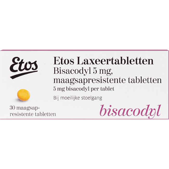 Etos Laxeertabletten Bisacodyl 5 MG