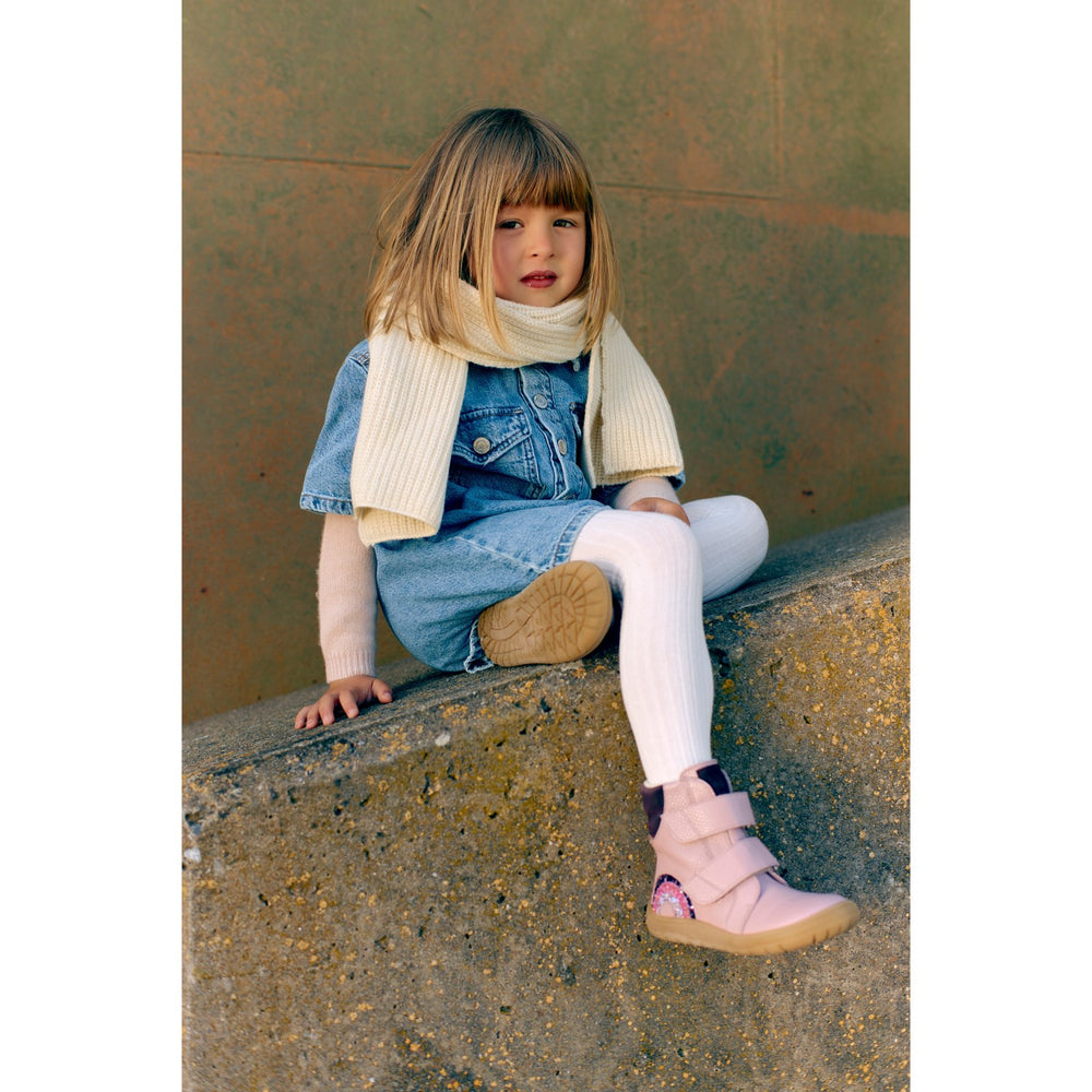 Køb Angulus Mauve/Dusty Aubergine Tex-Støvle Med Funklende Glitterregnbue