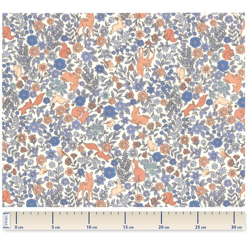 Coupon Tissu 50 Cm Comptine Enchantée