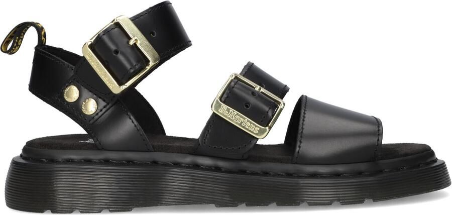 Dr. Martens Platte sandalen Gryphon Strap Sandal Black Atlas