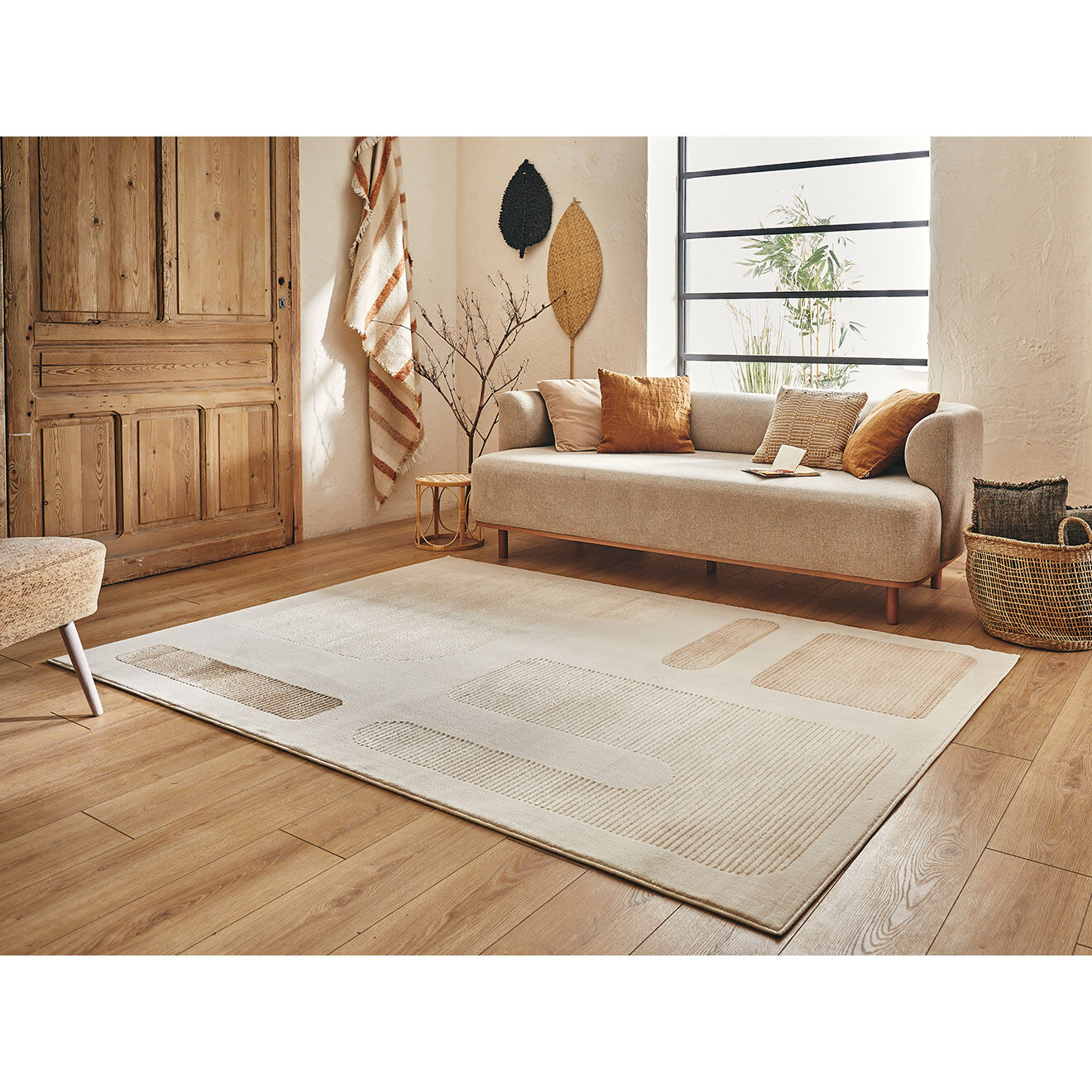 Nazar Rugs Tapis Bianca 171 creme/beige - 80x150 cm