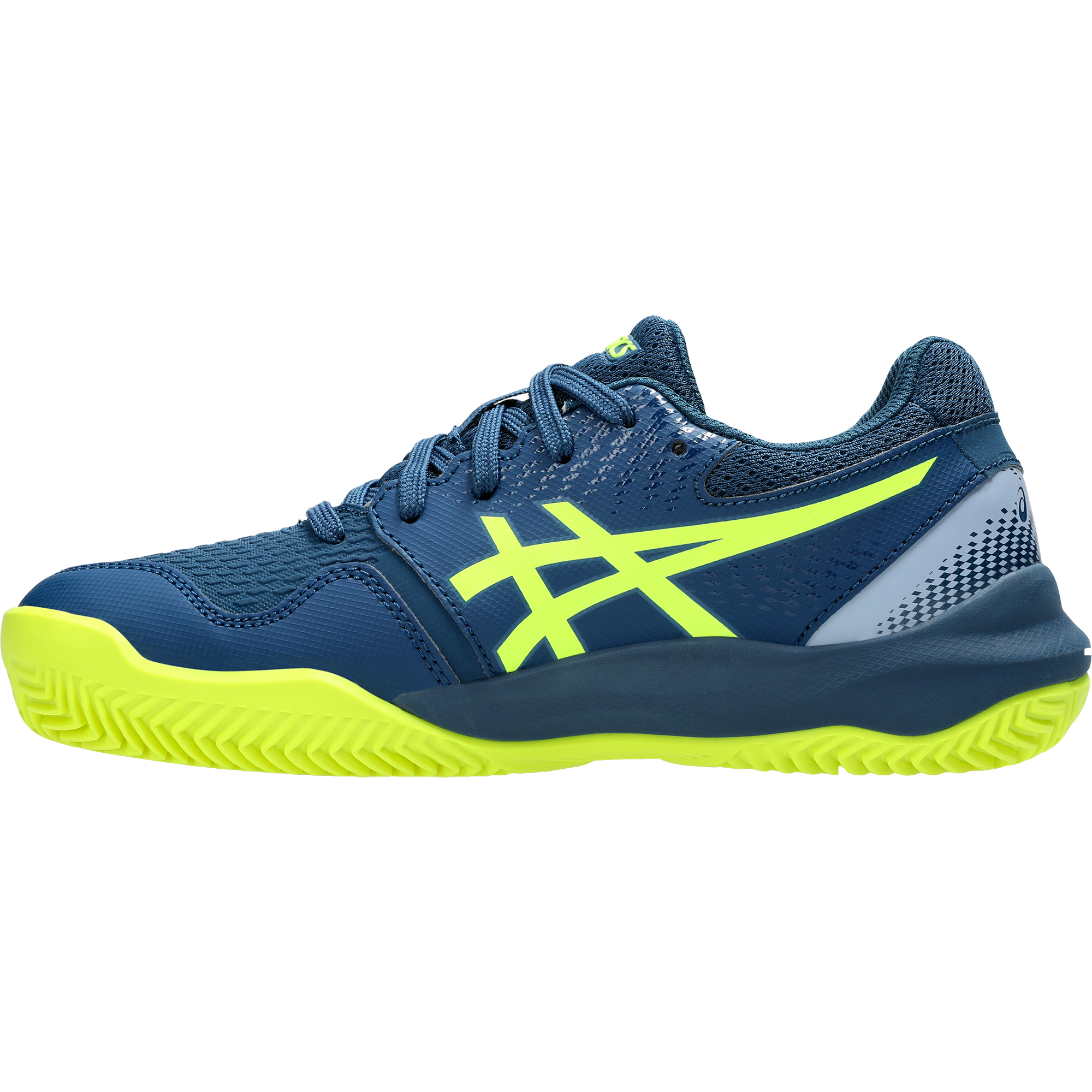 ASICS Gel-Resolution 9 GS Clay Tennisschuhe Kinder mako blue