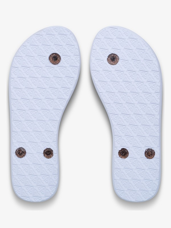 Viva Sparkle Tongs Blanc Femme