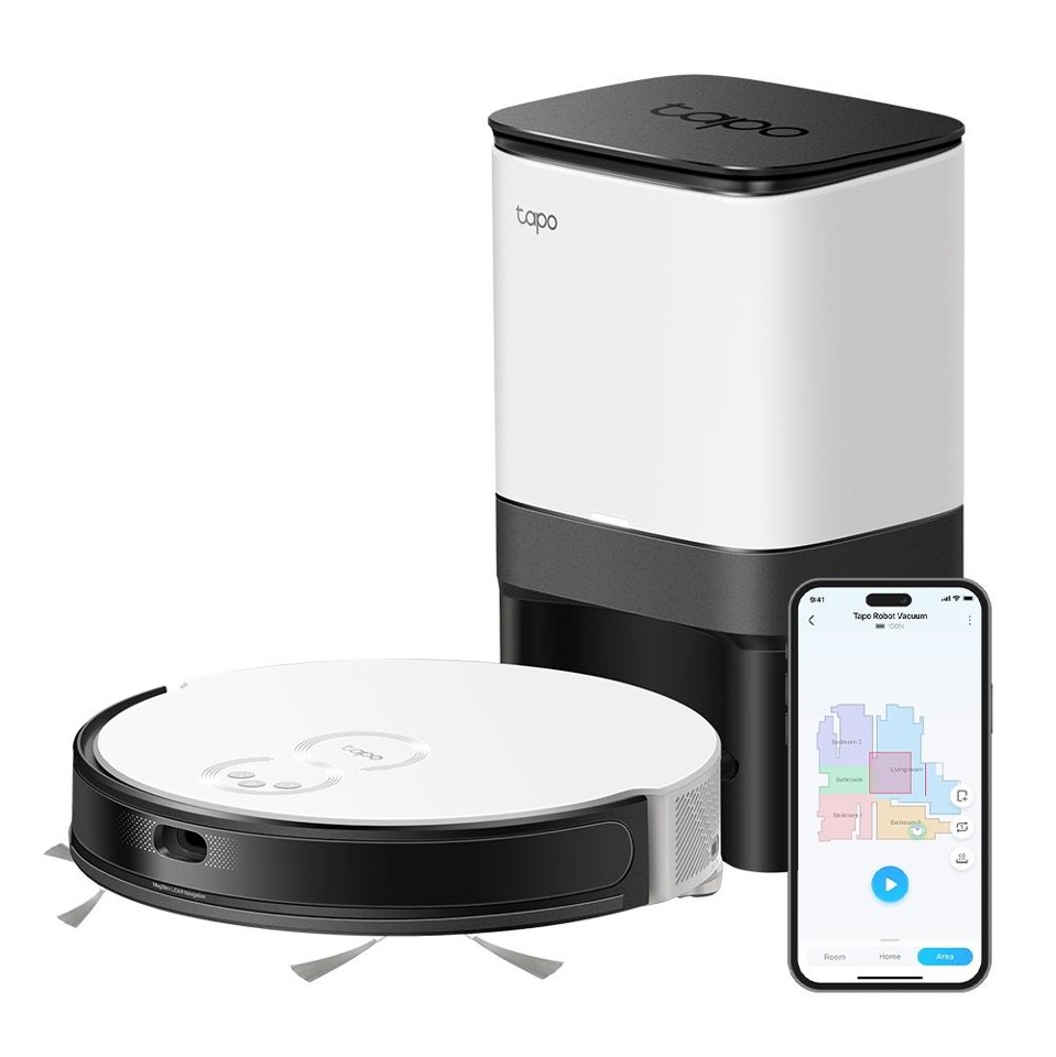 TP-Link - Tapo RV20 Mop Plus Smart Robotstøvsuger og Gulvvasker