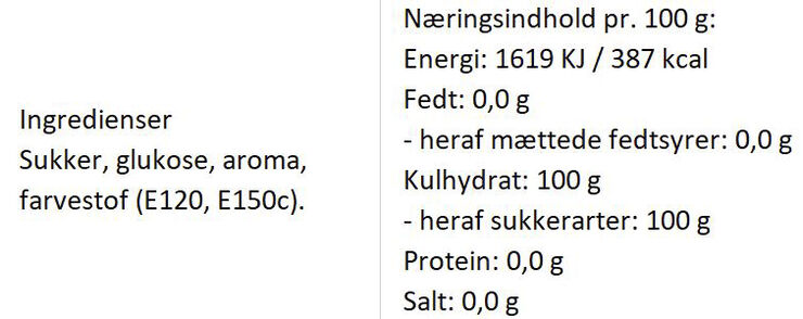 Almuegaarden Peberkagemand bolcher med smag af peberkage