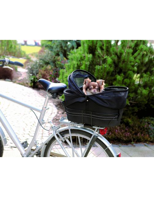 Trixie Fietstas Elektrische Fiets - Hondenfiets-accessoires - 29x42x48 cm Zwart