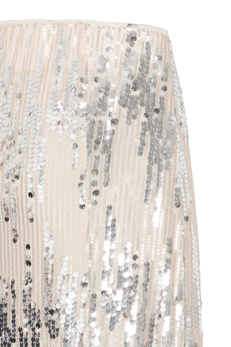Ichi beige dames rok