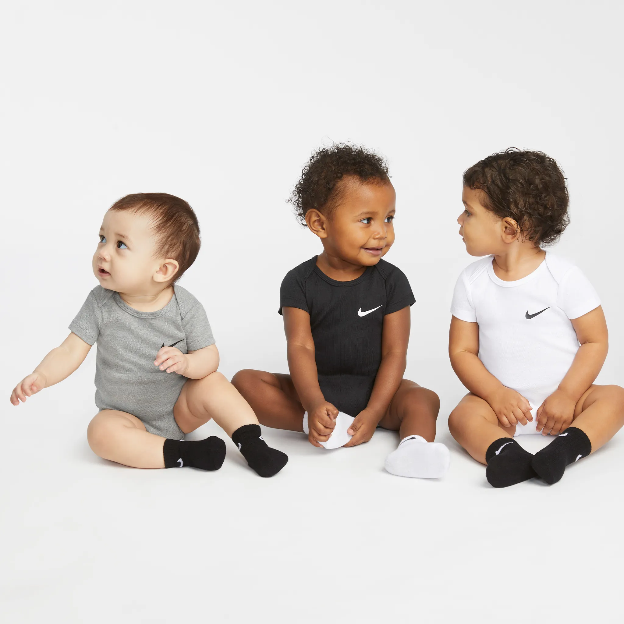 Nike Cache-Couche Swoosh Paquet de 3 0-9mois