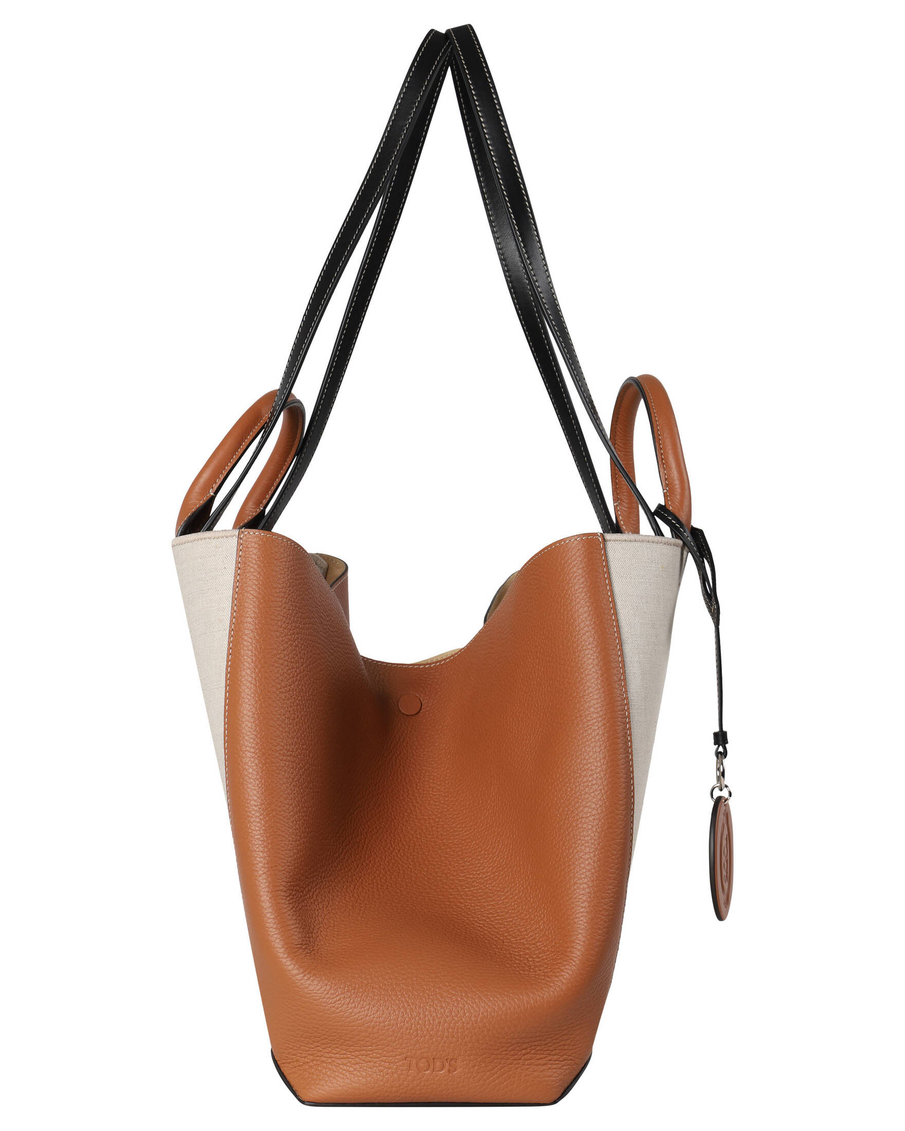 TOD´S| Damen Shopper DOUBLE UP aus Leder und Canvas