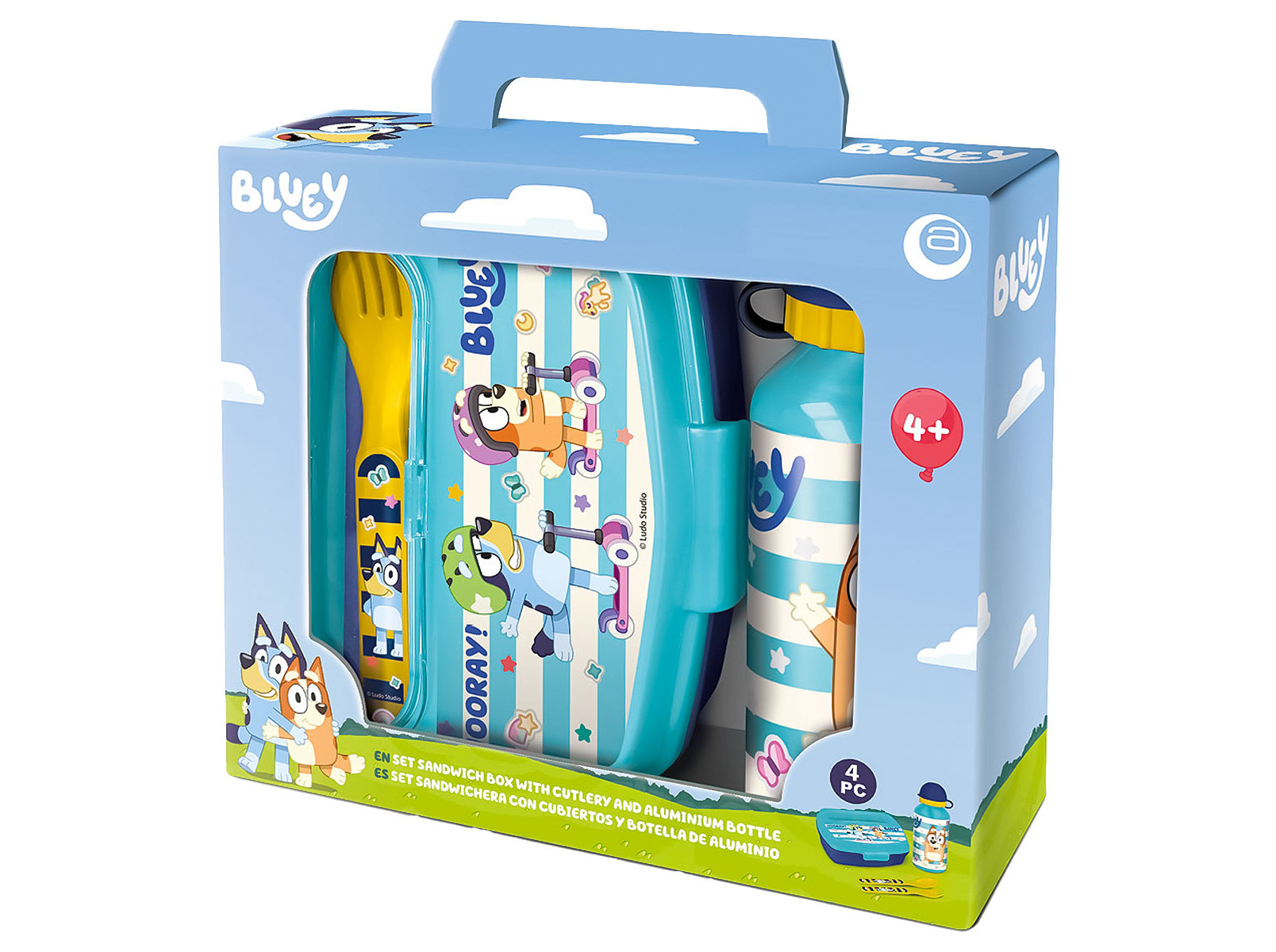 CONJUNTO DE CANTIL 400ML BLUEY  MERENDEIRA