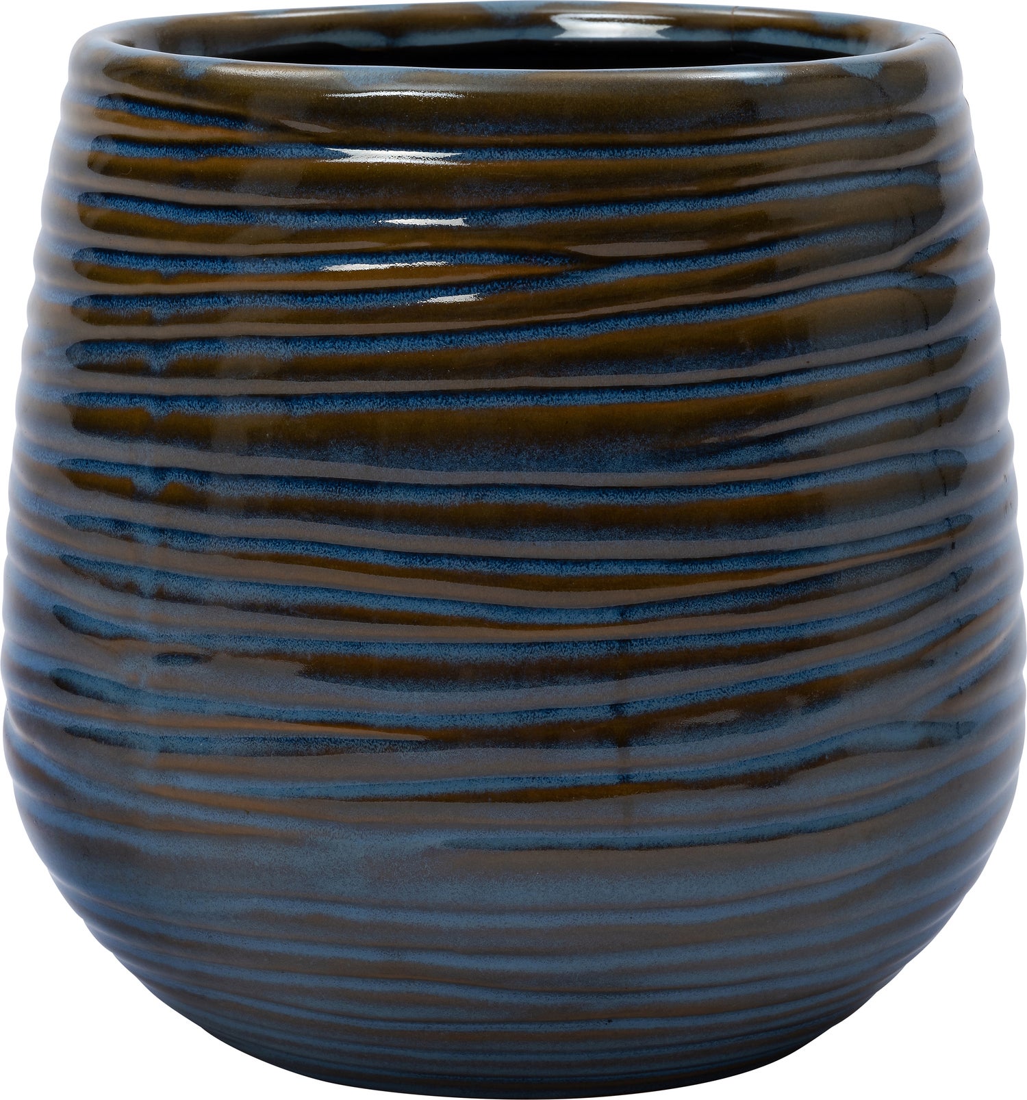 Intratuin bloempot Sarah blauw D 20 H 20 cm