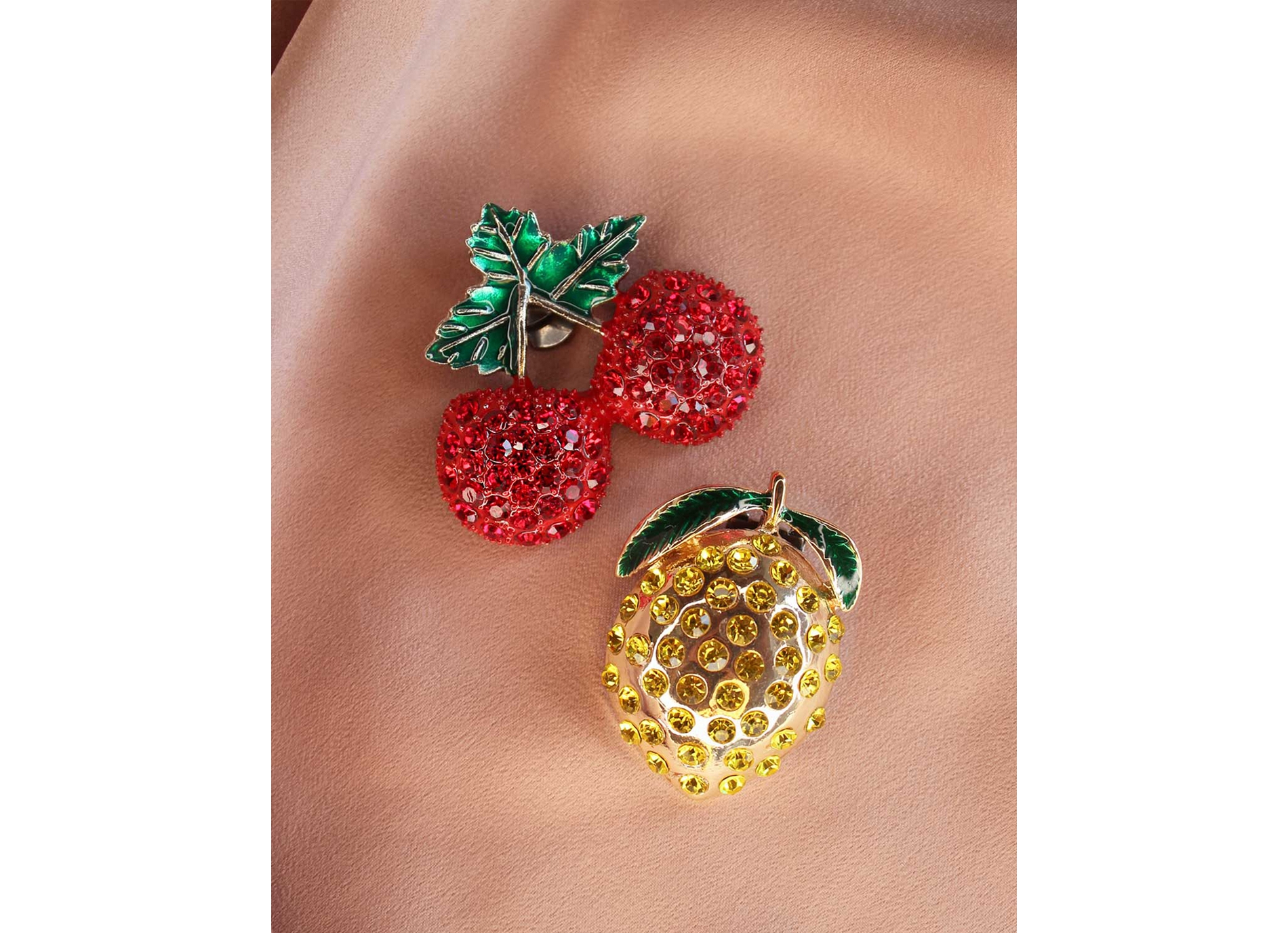 Clips cherrie liimona multicolore