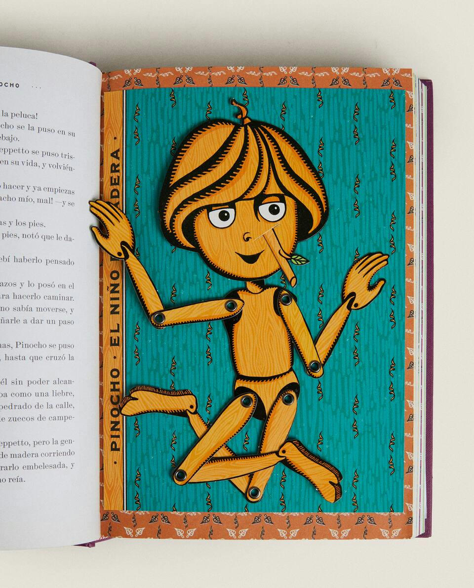 O livro “As Aventuras de Pinóquio”