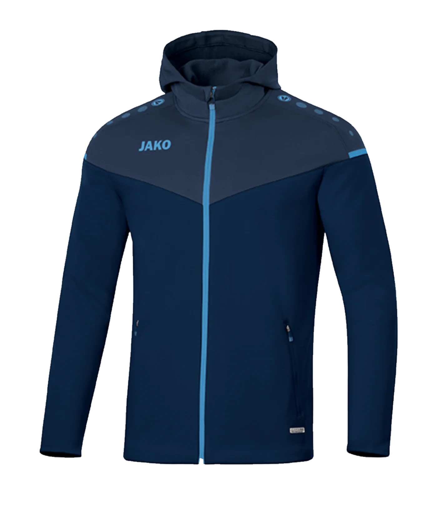 JAKO Champ 2.0 Kapuzenjacke Blau F95