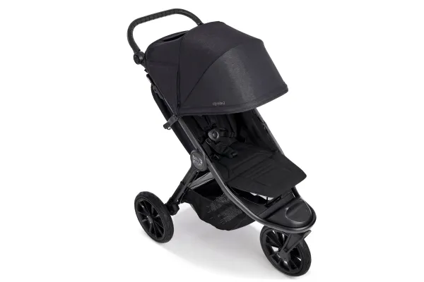 Baby Jogger city elite 2, Baldakin, Terrængående klapvogn, Ethvert køn, Hollow-out wheels, Sammenfoldelig, Sort