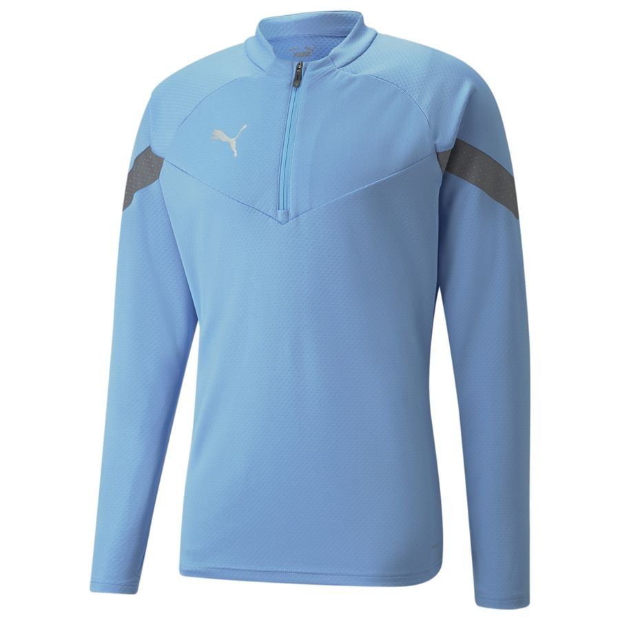 teamFINAL Training 1/4 Zip Top Team Light Blue-Smoked Pearl-Puma Silver