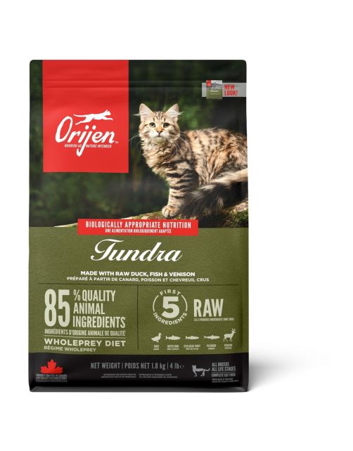 Orijen Whole Prey Tundra Cat Geit&Zwijn - Kattenvoer