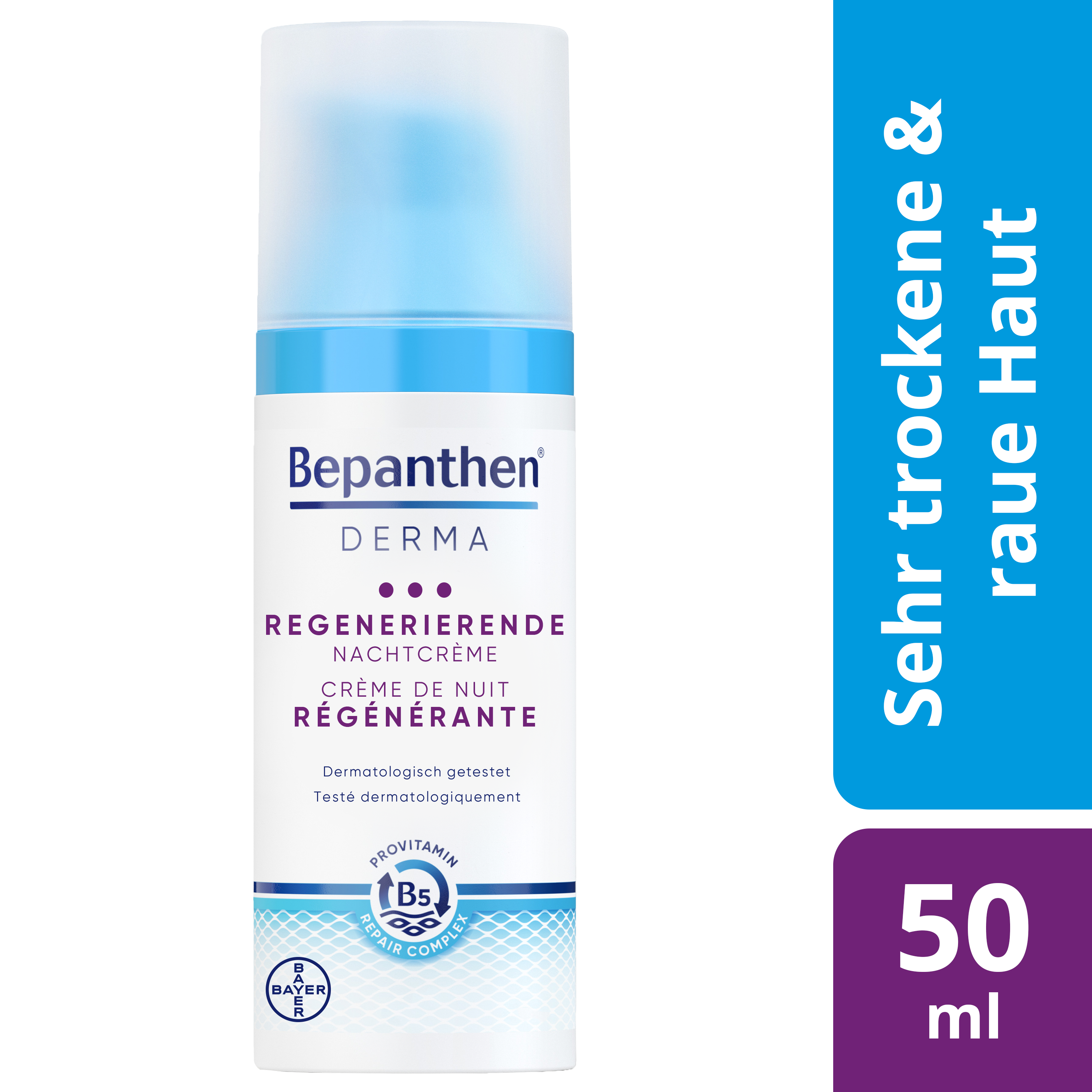 BEPANTHEN DERMA Nachtcreme Creme regenerierend Disp 50 ml
