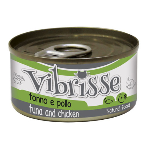 Croci Vibrisse Atum e Frango em Lata para Gatos