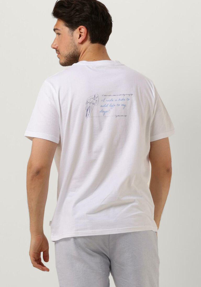 CYCLEUR DE LUXE witte cycleur de luxe t-shirt addlife
