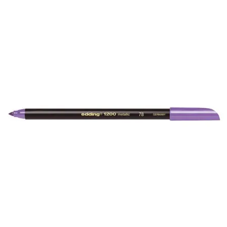 edding 1200m Fasermaler colourpen metallic, 1-3mm, violett