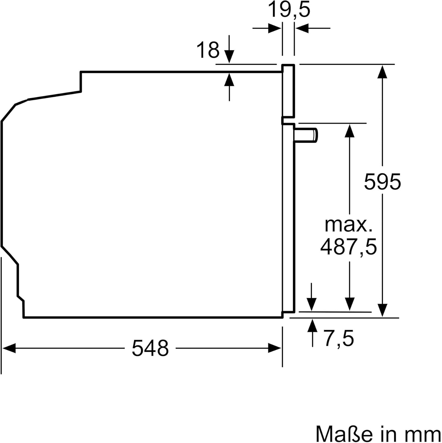 Bosch HMG776NB1, Serie 8 smarter Einbau-Backofen mit Mikrowellenfunktion, 60 x 60 cm, Schwarz, Made in Germany, Pyrolyse, Air Fry, Digitaler Bedienring Touchdisplay, Automatikprogramme auf Knopfdruck