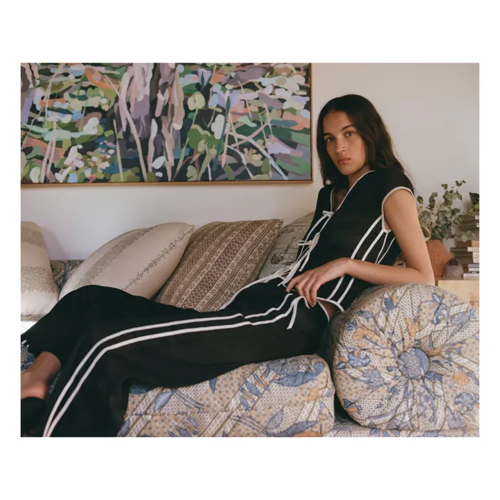 All That Remains Pantalon Ana Soie | Noir