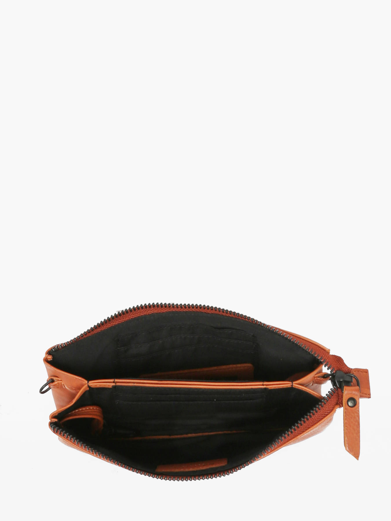 Portefeuille et bandoulire cuir MILANO