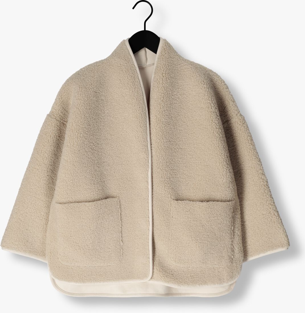 ecru knit-ted teddy jas joko
