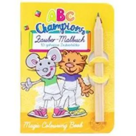 Trendhaus ABC Champ Zaubermalbuch mit Bleistift, 1 Stück, 3-fach sortiert