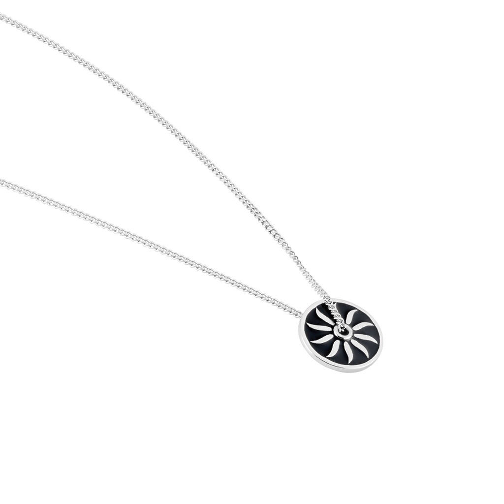 Collier Keenan Argent Blanc
