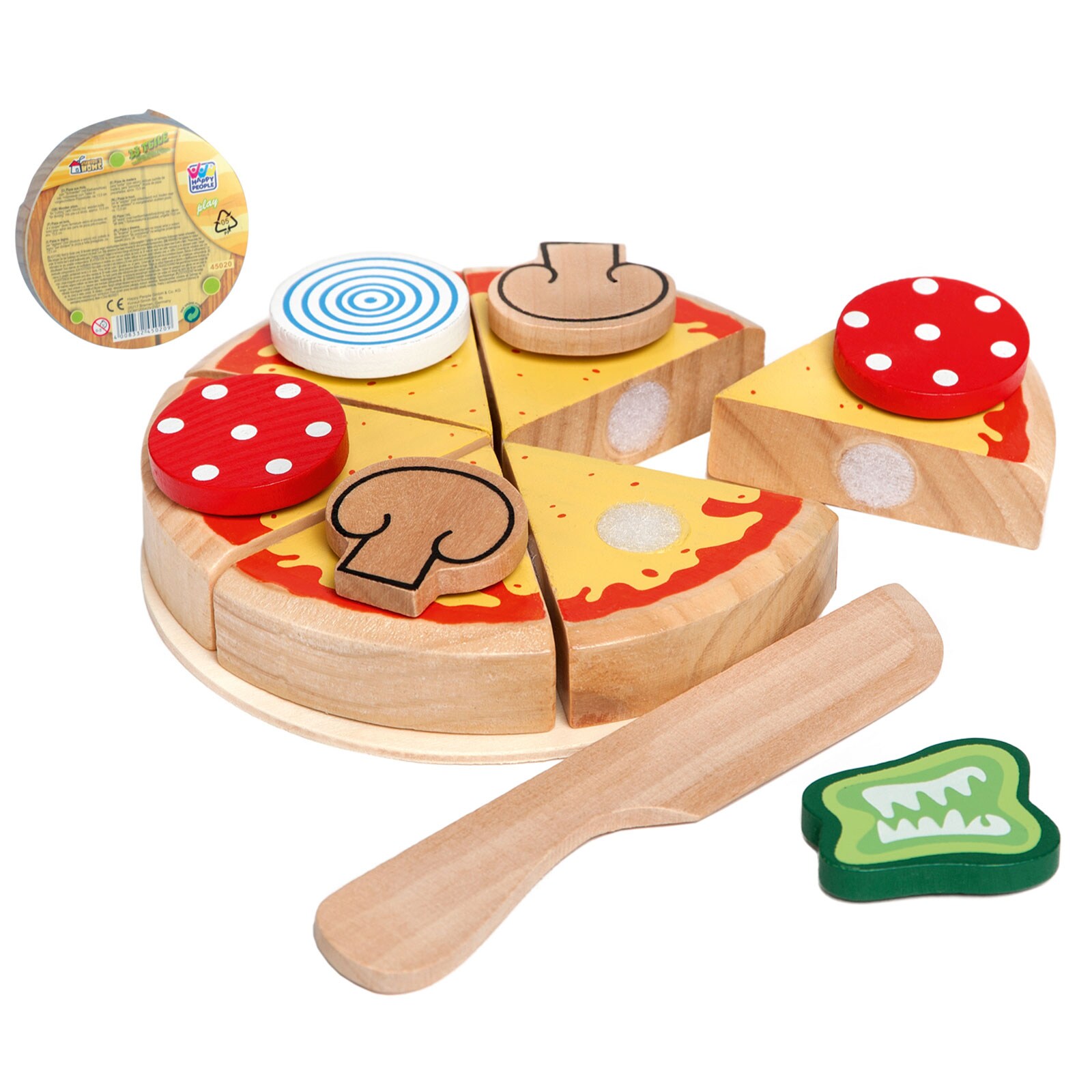 Lebensmittel Set Holz - Schneide Spielzeug Kinder Spiel Küche Kaufladen Zubehör Variante: Holz Brotzeit