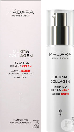 Mádara Derma Collagen Crème Raffermissante Hydra-Silk Toutes Peaux Flacon-Pompe 50ml