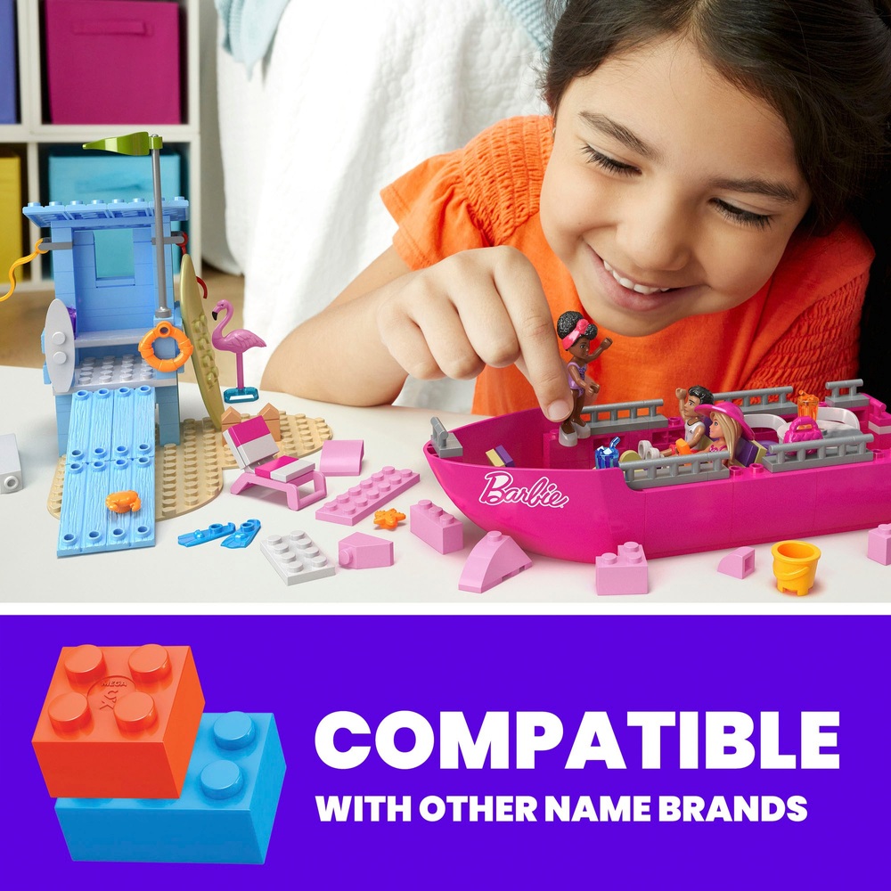Mega Barbie Malibu Traumboot-Bauset