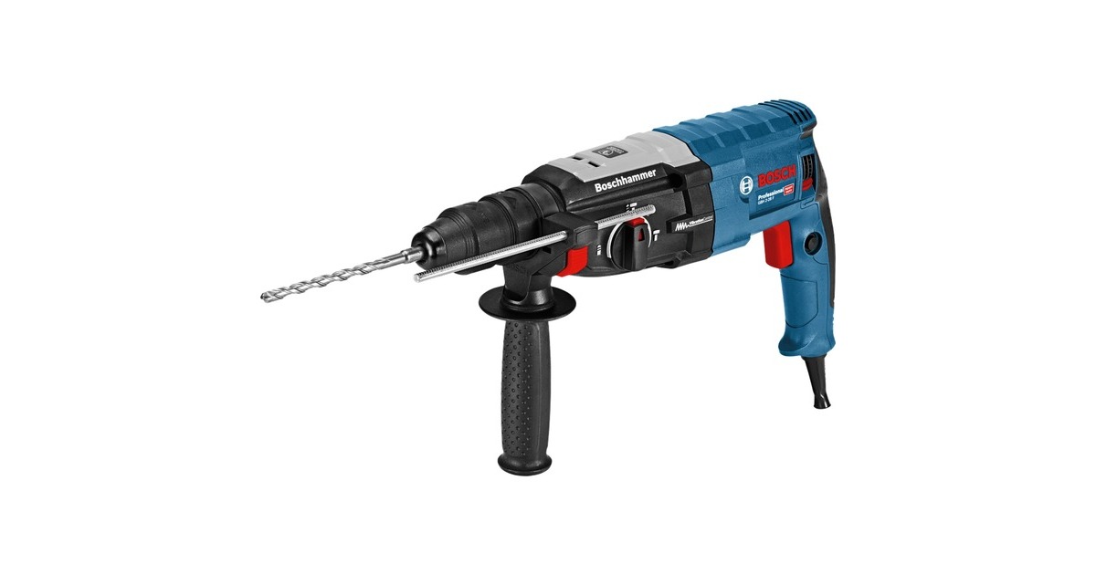 BoschBoorhamer GBH 2-28 F Professional  (Blauw/zwart, met SDS-plus, Incl. L-BOXX)