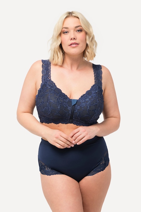 Bralette, Spitze, Reißverschluss, ohne Bügel