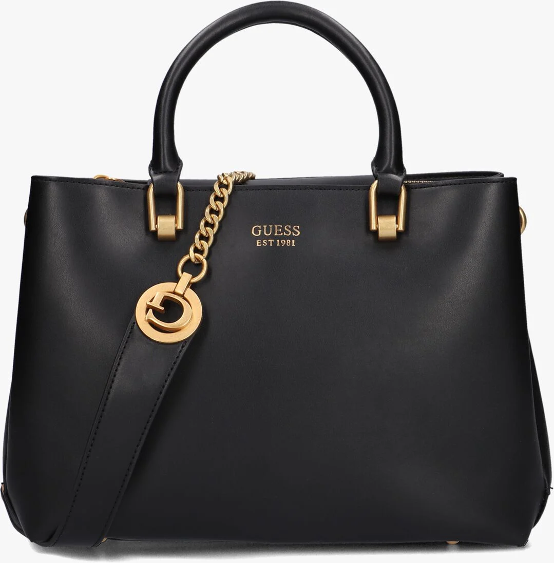 GUESS zwarte guess schoudertas masie girlfriend satchel
