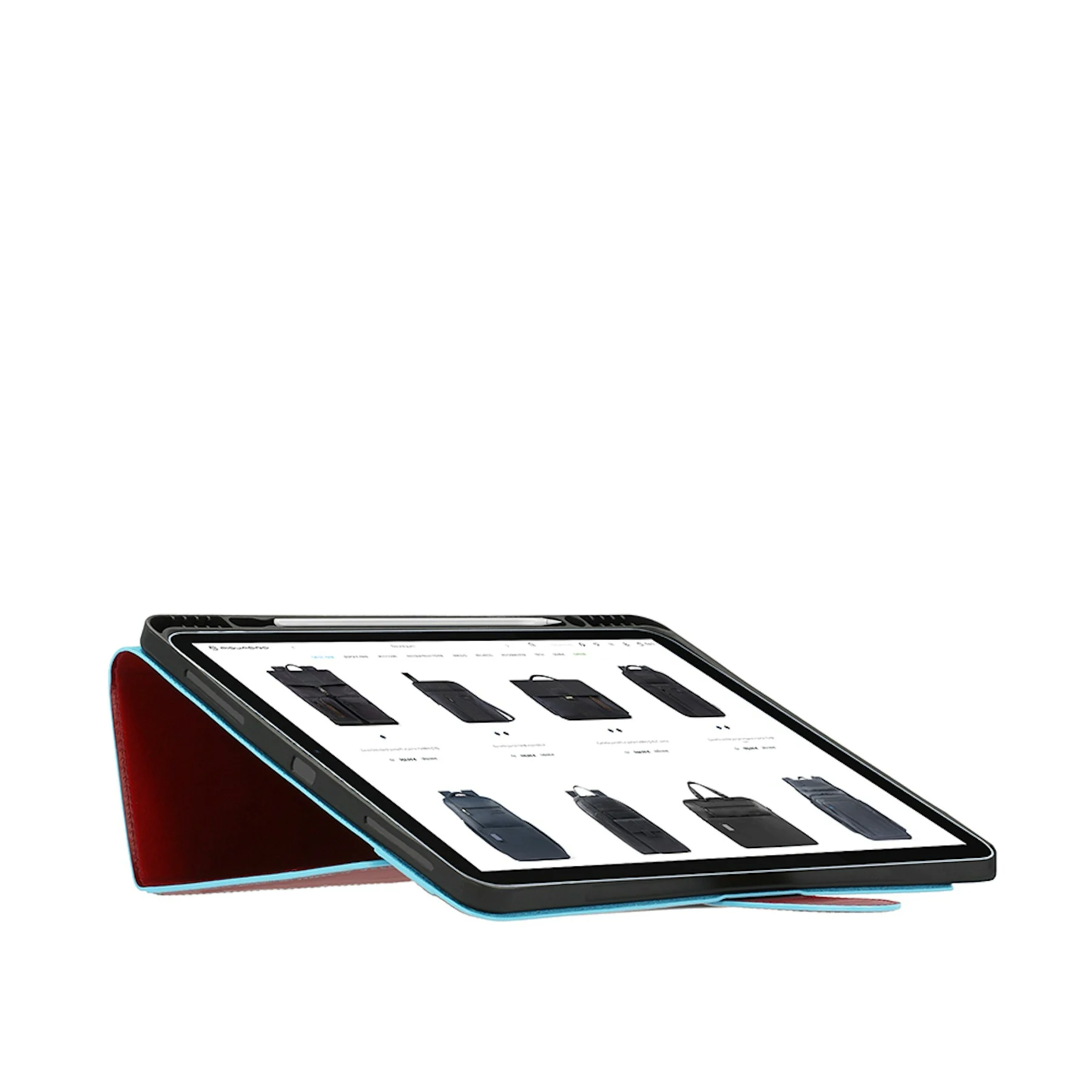 Housse en cuir pour ipadpro 12,9 avec support | Rouge
