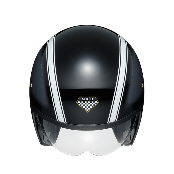Shoei - Casque J-O Hawker Noir / Gris / Blanc