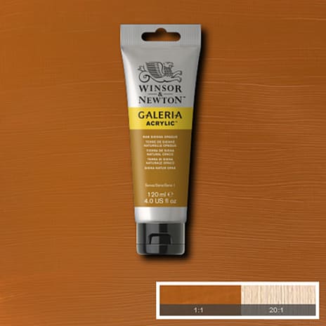 Galeria akrylmaling 120 ml - Raw Sienna Opaque