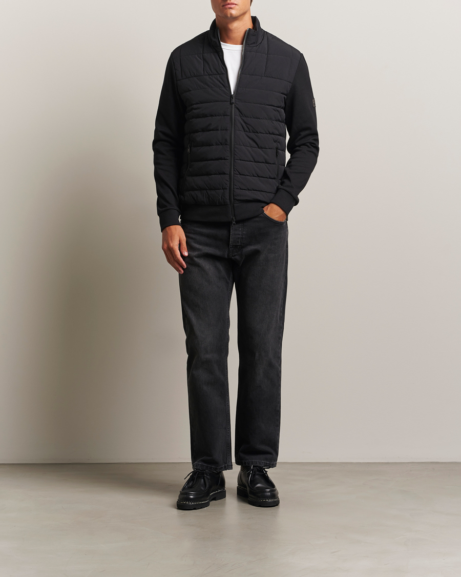 Barbour International Collins Baffle Quilted Sweat Black