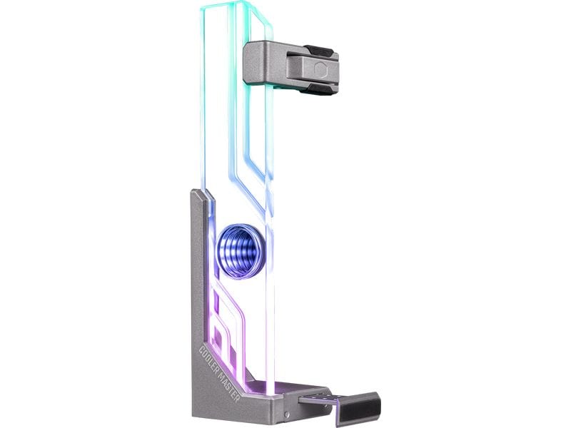 Cooler Master Atlas ARGB GPU Support Grafikkartenhalterung aus gehärtetem Glas